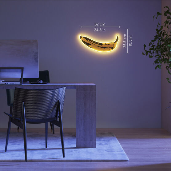 Andy Warhol Banana neon light